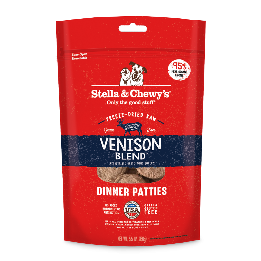 S&amp;C_dog_Freeze_Dried_Dinner_Patties_Vension_Blend_5.5oz_1