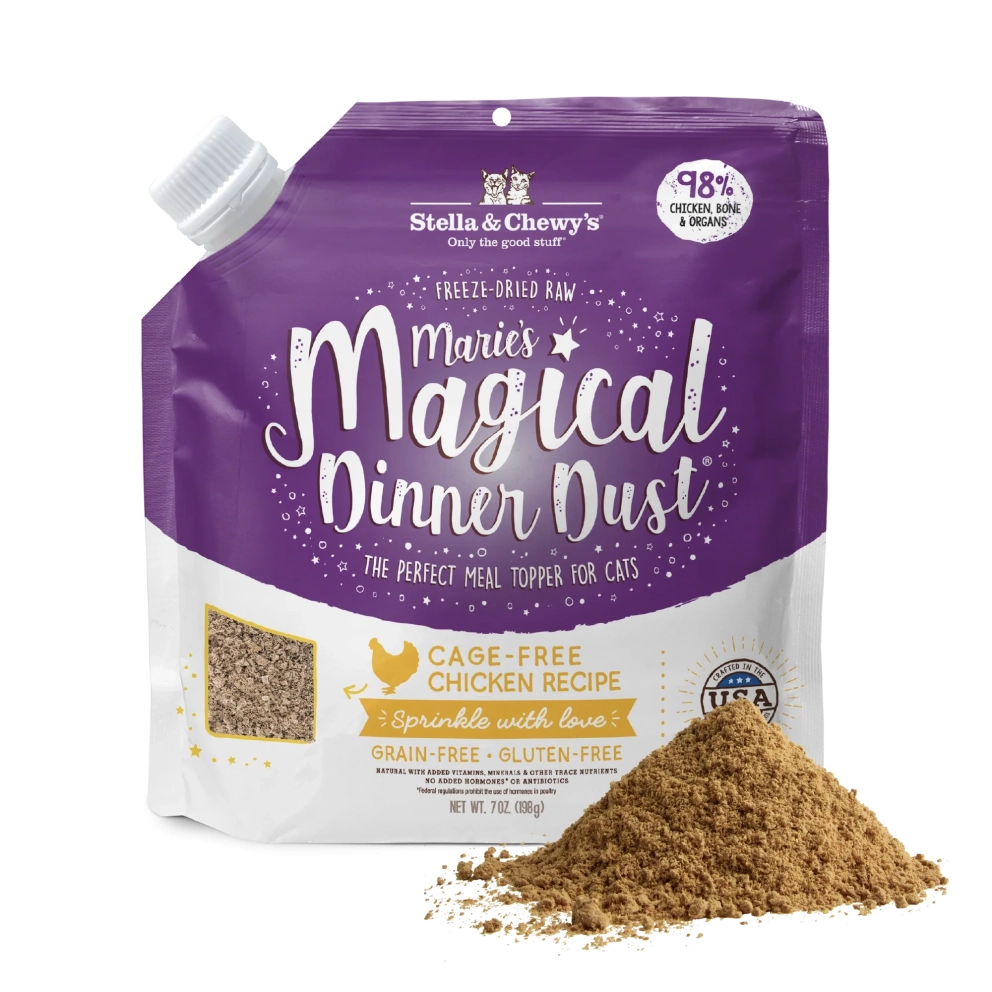 S&amp;C_cat_freeze_dried_Magical_DinnerDust_chicken_7oz_1