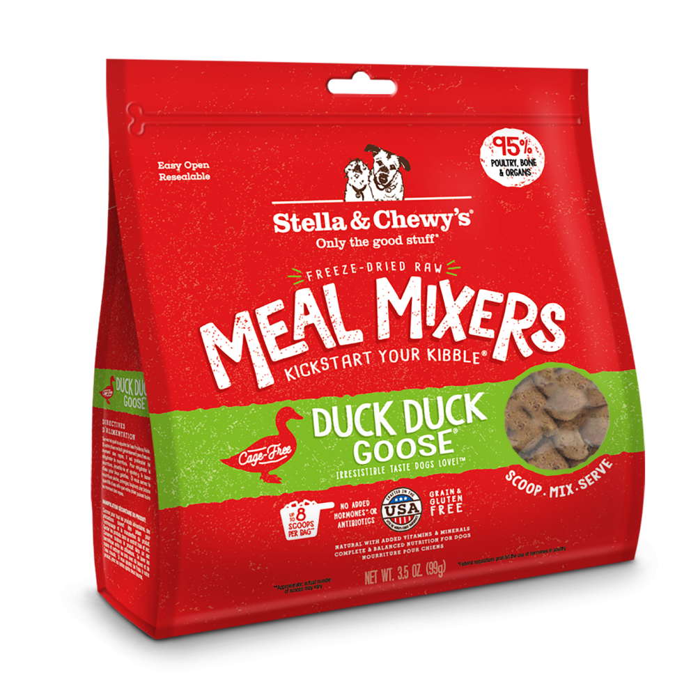 S&amp;C_dog_Dry_Freeze_Dried_MealMixers_Duck_Goose_3.5oz_1.2