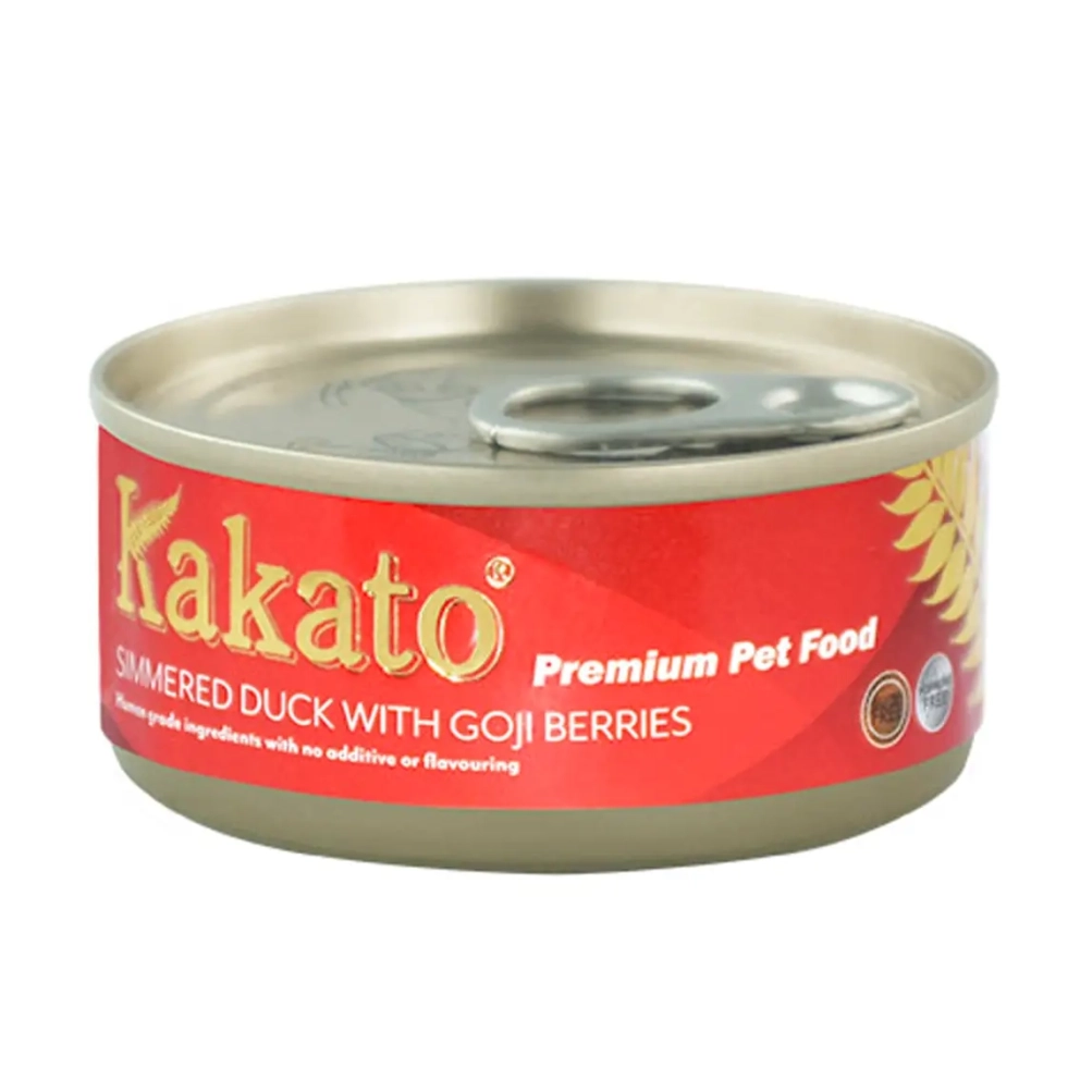 Kakato-Dogs&amp;Cats_Canned_GoldenFernSeries-SimmeredDuckWithGojiBerries_70g_1