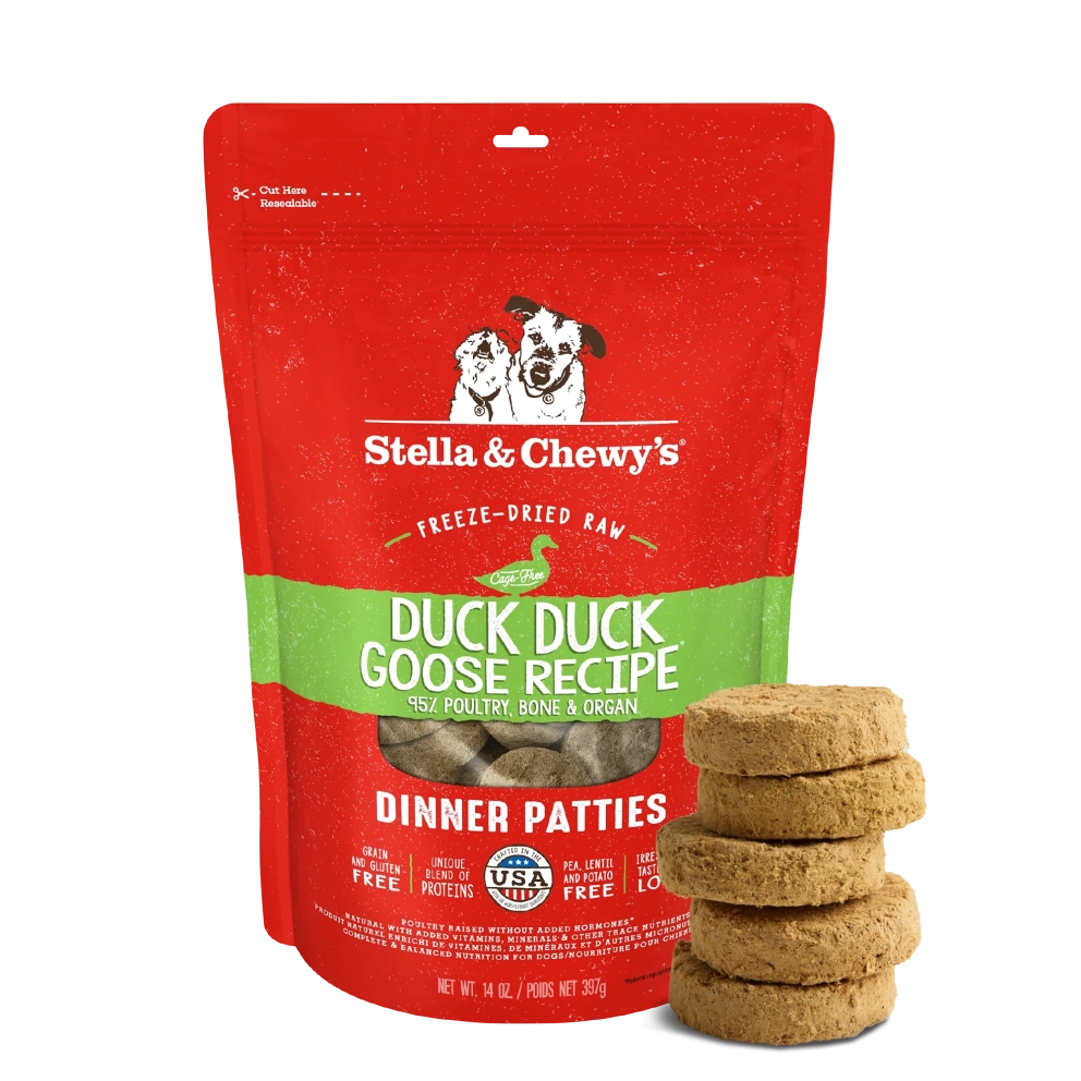 S&amp;C_dog_Freeze_Dried_Dinner_Patties_Duck_Duck_Goose_14oz_1
