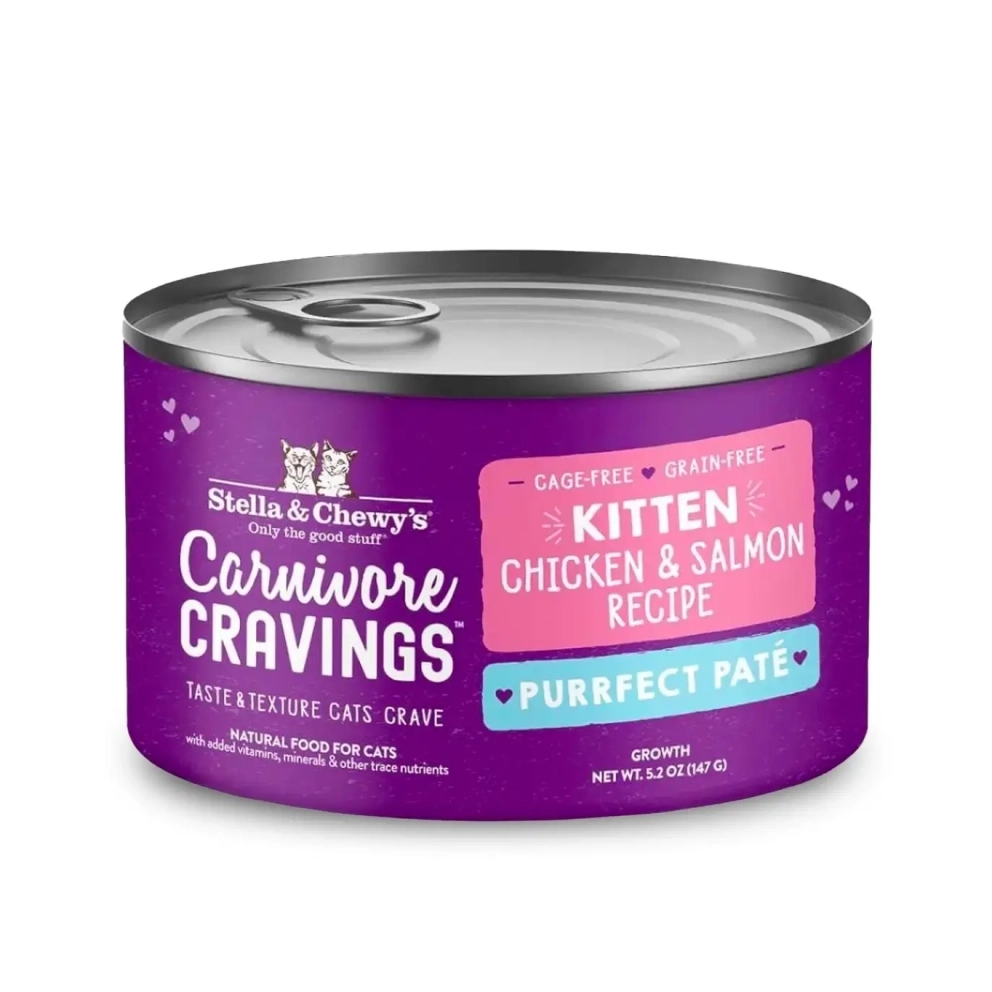 S&amp;C_cat_canned_kitten_Caruivore_Cravings_Pate_chicken_salmon_pate_5.2oz_1