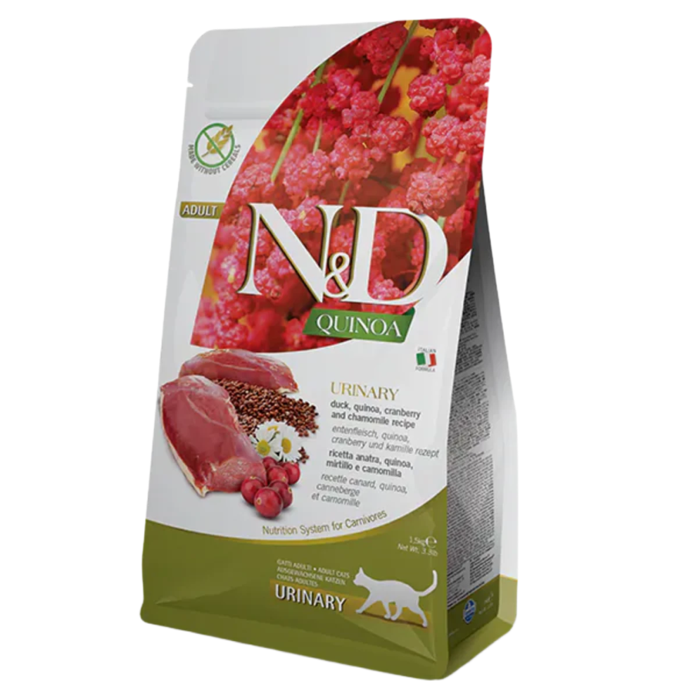 Farmina-ND_cats_dry_QuinoaGrainFree_Adult_Urinary_Duck_1.5kg_2.2