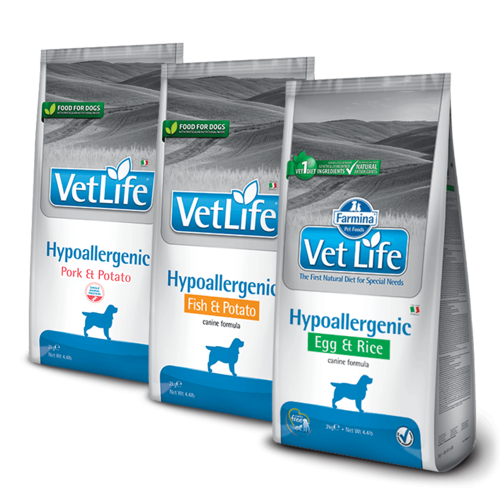 VetLife_dog_dry_Hypoallergenic_Group