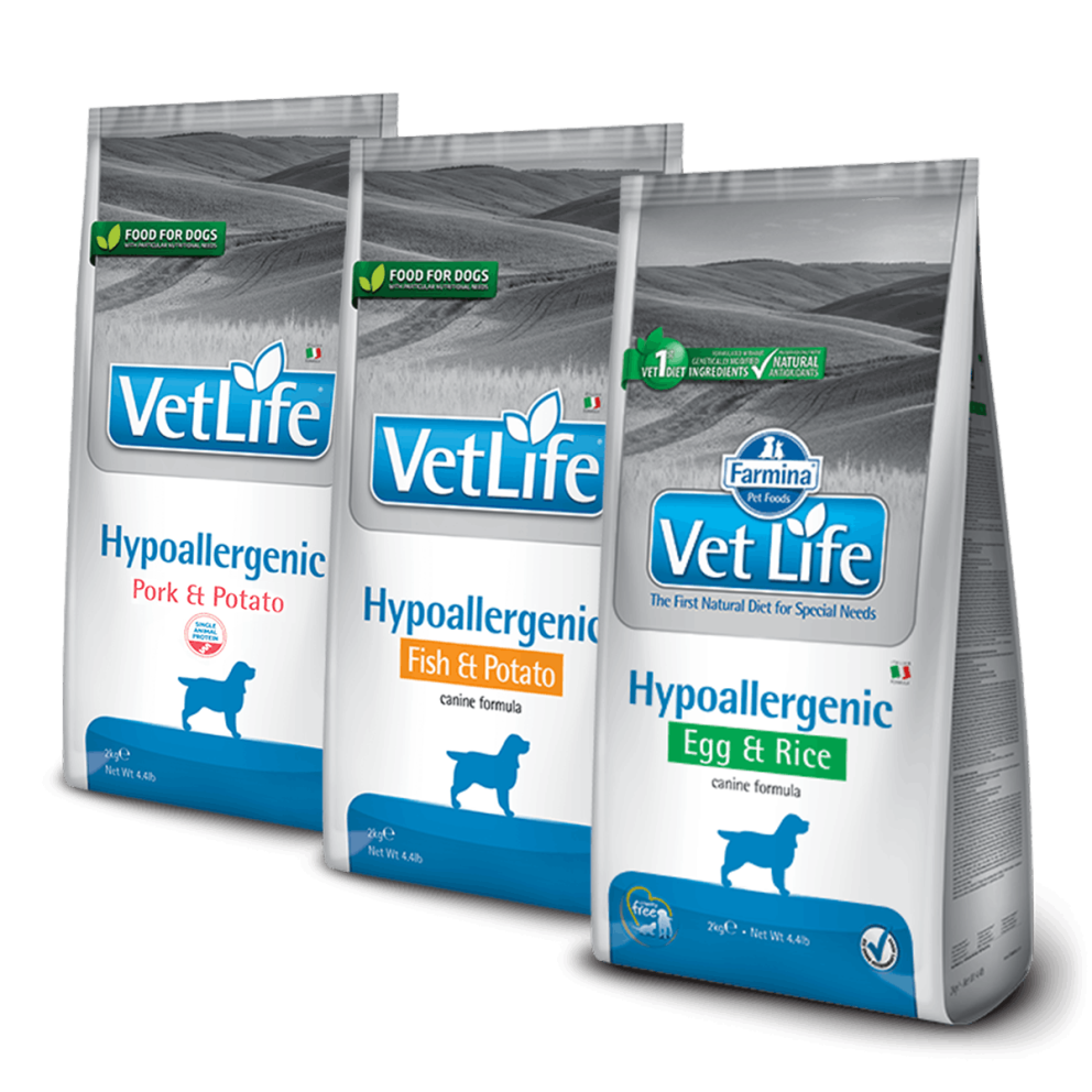 VetLife_dog_dry_Hypoallergenic_Group