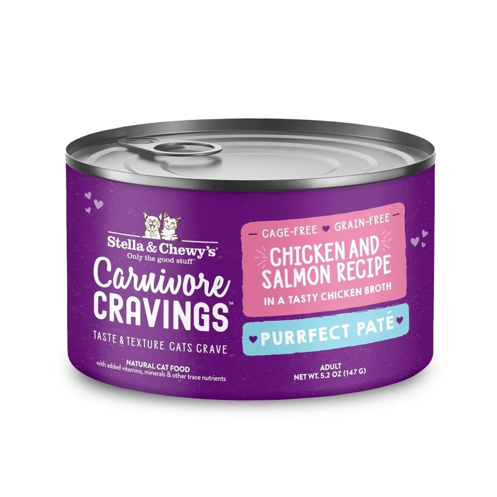 S&amp;C_CAt_Canned_Caruivore_Cravings_Pate_ChickenSalmon_5.2oz_1