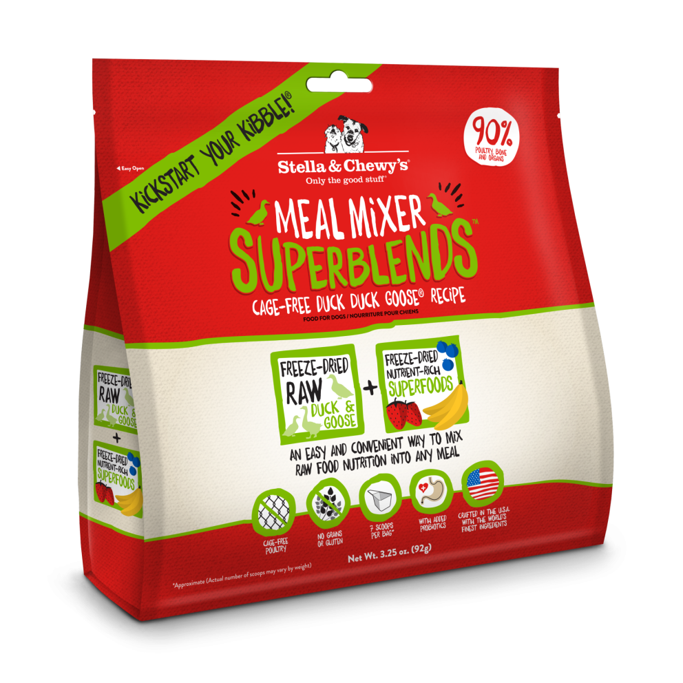 S&amp;C_dog_Dry_Freeze_Dried_Meal_Mixer_Superblends_Duck_3.25oz_1.1