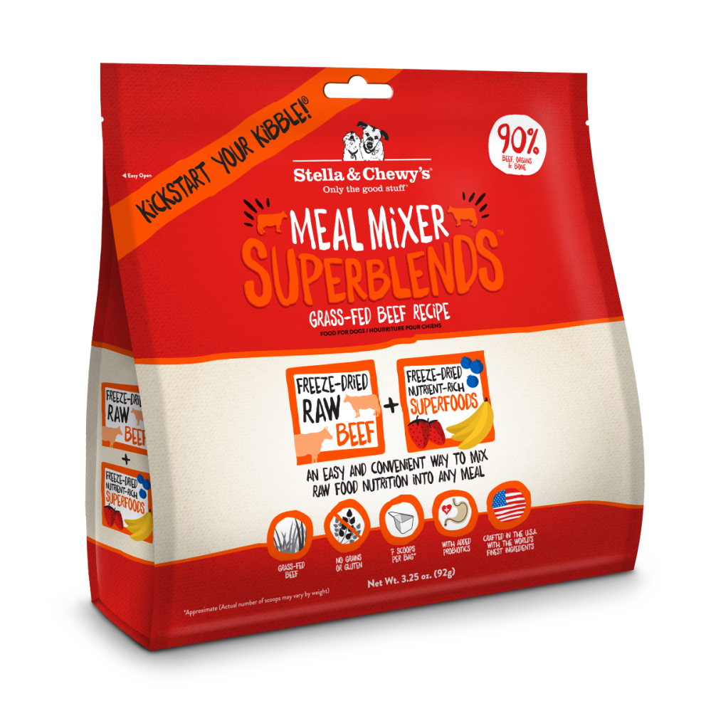 S&amp;C_dog_Dry_Freeze_Dried_Meal_Mixer_Superblends_Beef_3.25oz_1.1