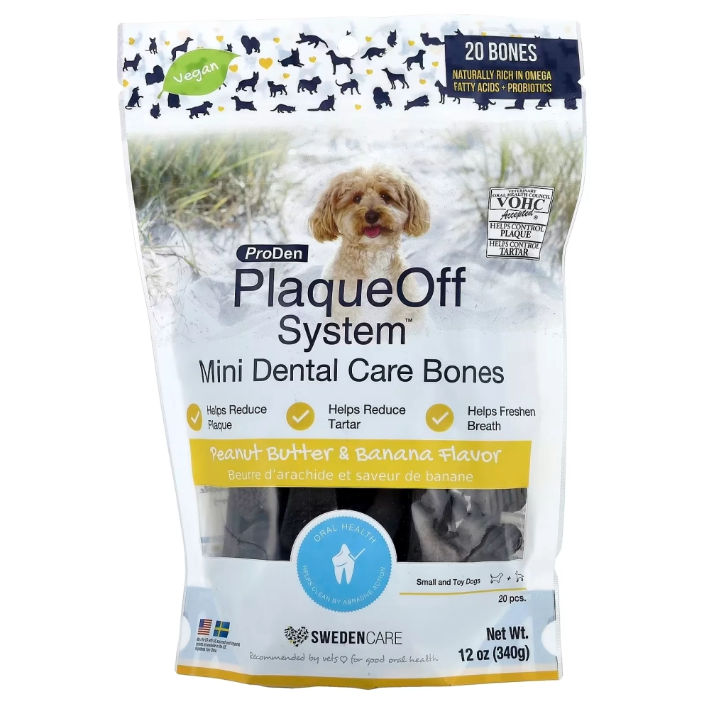 ProDen_dog_plaqueoff_dental_bone(mini)_peanut_butter_banana_1