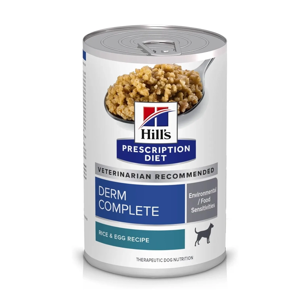 Hills-dog-canned-Food-Sensitivites-Derm-Complete-Rice&amp;Egg-13oz
