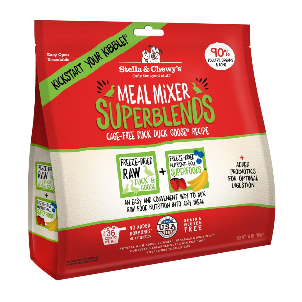 S&amp;C_dog_Dry_Freeze_Dried_Meal_Mixer_Superblends_Duck_16oz_1.1