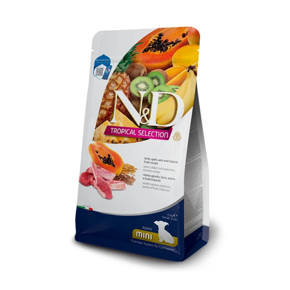 Farmina-ND_dogs_dry_TropicalSelection_LowGrain_MiniPuppy_Lamb_1.5kg_1